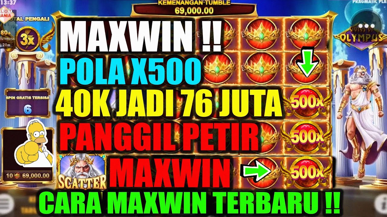 List of Latest Slot x500 Gambling Site Links, Easy to Win